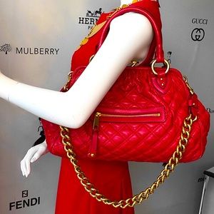 ✨Marc Jacobs Red Quilted Leather Bag✨ Like New
